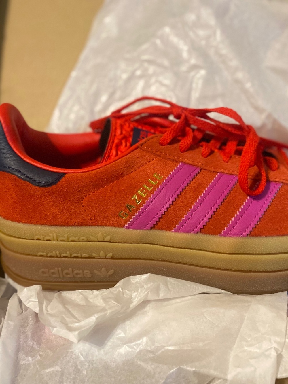 Adidas gazelle bold sneakers